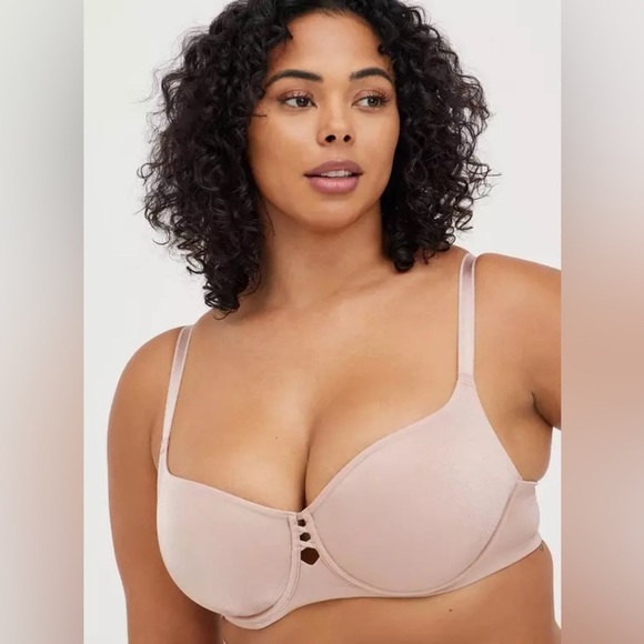 torrid Other - NWOT Torrid T-Shirt Unlined Glossy Mesh Ballet Back Bra Size 42D